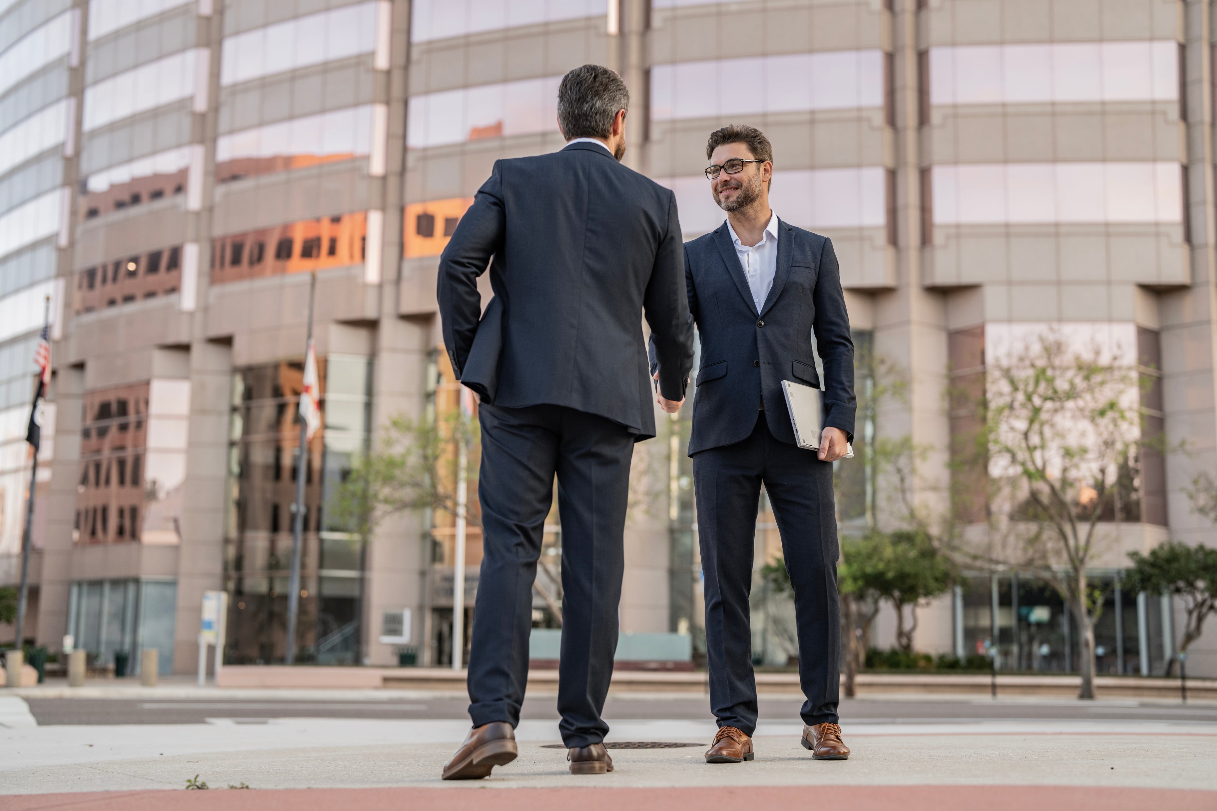 Kforce professional consulting with a client