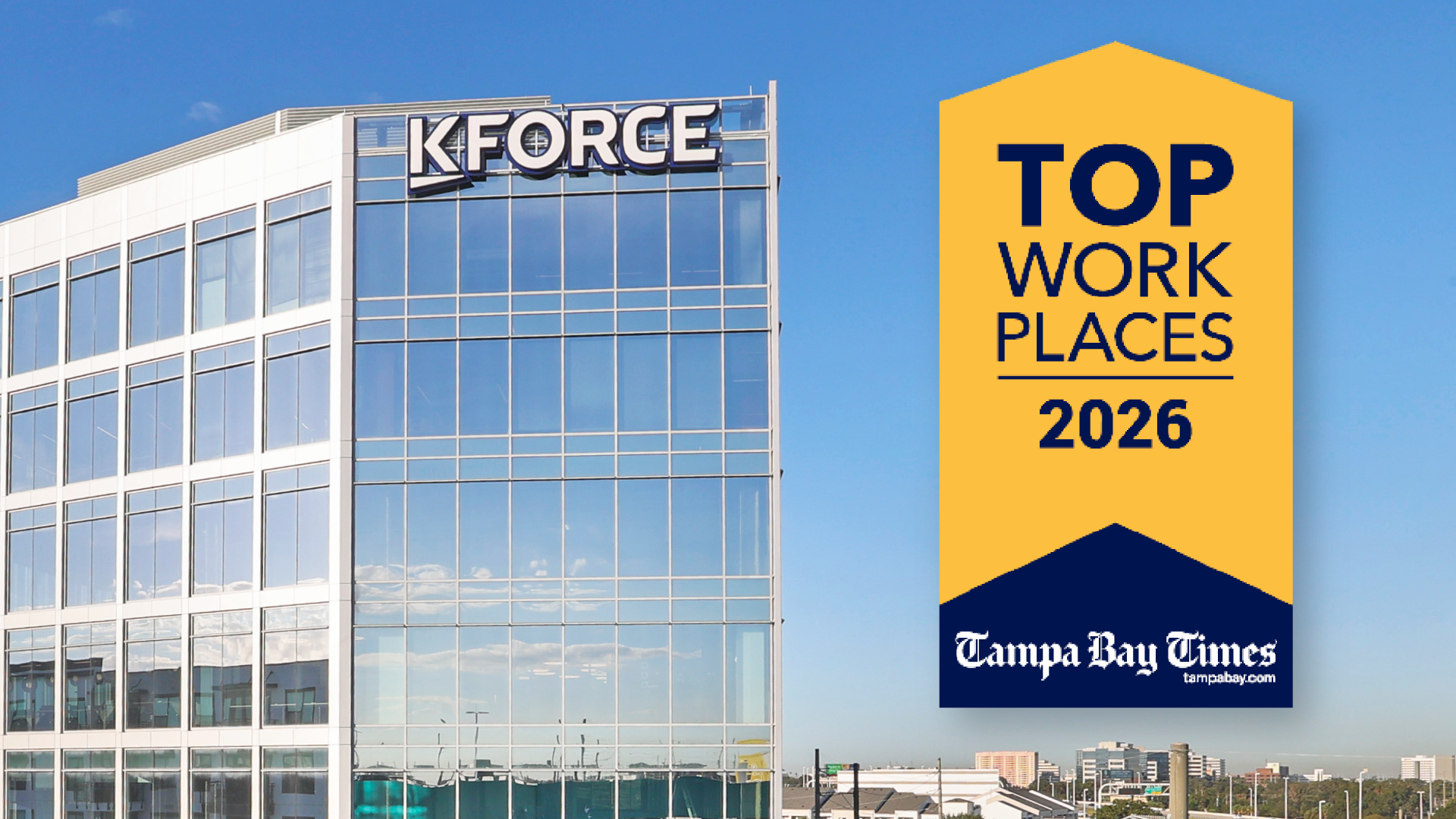 Kforce earns seventh consecutive Tampa Bay Times Top Workplace award